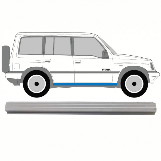 Reparație prag pentru Suzuki Vitara 1996-2003 / Stânga = Dreapta (simetric) 8519