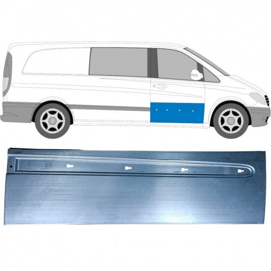 Reparație ușă față pentru Mercedes Vito W639 2003-2014 / Dreapta 12911