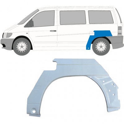 MERCEDES VITO 1996-2003 SEGMENT REPARAȚIE ARIPĂ SPATE / STÂNGA