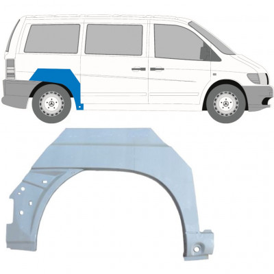 Reparație aripă spate pentru Mercedes Vito 1996-2003 / Dreapta 6798