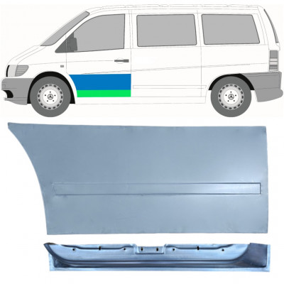 MERCEDES VITO 1996-2003 FRONTAL UŞĂ INTERIOR + EXTERIOR PANOU DE REPARATII / A STABILIT / STÂNGA