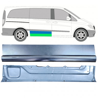 MERCEDES VITO 2003-2014 PANOU REPARATIE USI GLISANTE / INTERIOR + EXTERIOR / A STABILIT / DREAPTA