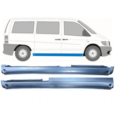 Reparație prag pentru Mercedes Vito 1996-2003 / Stânga+Dreapta / Set 9474