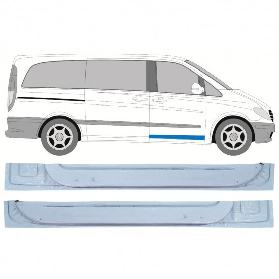 MERCEDES VITO 2003-2014 UŞĂ FRONTAL INTERIOR PANOU DE REPARATII / A STABILIT