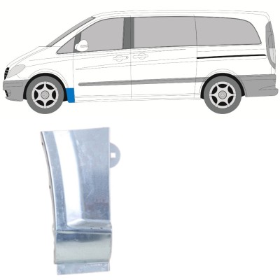 Panou de reparație aripă față pentru Mercedes Vito W639 2003-2014 / Stânga 16810
