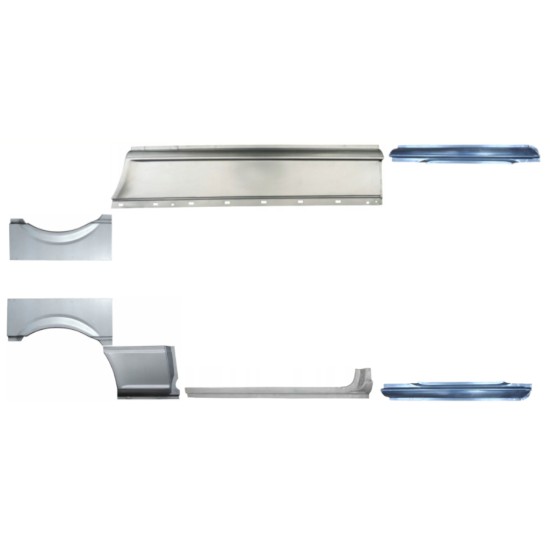 Set panouri de reparare pentru Mercedes Vito W639 2003-2014 / Stânga+Dreapta / 14787 Set panouri de reparare pentru Mercedes Vito W639 2003-2014 / Stânga+Dreapta / 14787
