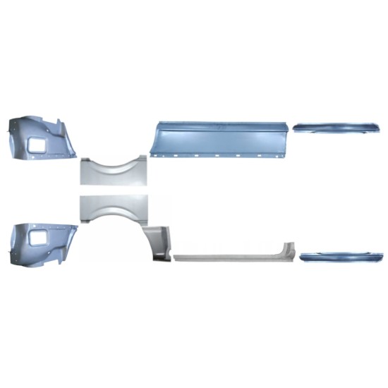Set panouri de reparare pentru Mercedes Vito W639 2003-2014 / Stânga+Dreapta / 14788