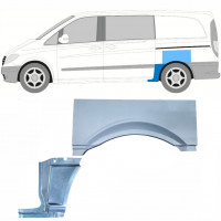 Reparație aripă spate pentru Mercedes Vito 2003- / SWB / Stânga / Set 11867