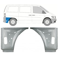 Reparație aripă spate interior pentru Mercedes Vito I W638 1996-2003 / Stânga+Dreapta / Set 11641