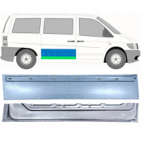 Reparație ușă culisantă interior + exterior Mercedes pentru Mercedes Vito 1996-2003 / Dreapta / Set 12047