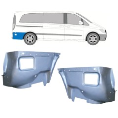 Reparație aripă spate interior pentru Mercedes Vito W639 2003-2014 / Stânga+Dreapta / Set 11644