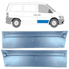 Reparație exterior ușă față pentru Mercedes Vito I W638 1996-2003 / Stânga+Dreapta / Set 9788