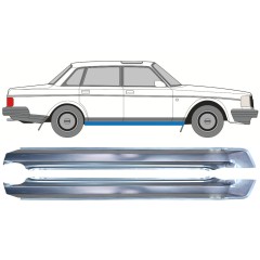 Prag complet pentru Volvo 240 1975-1993 / Stânga / Dreapta / Set 12772