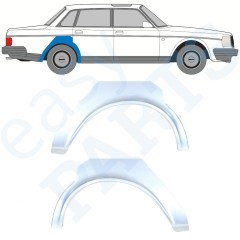 Reparație aripă spate pentru Volvo 240 1975-1993 / Stânga+Dreapta / Set 9898