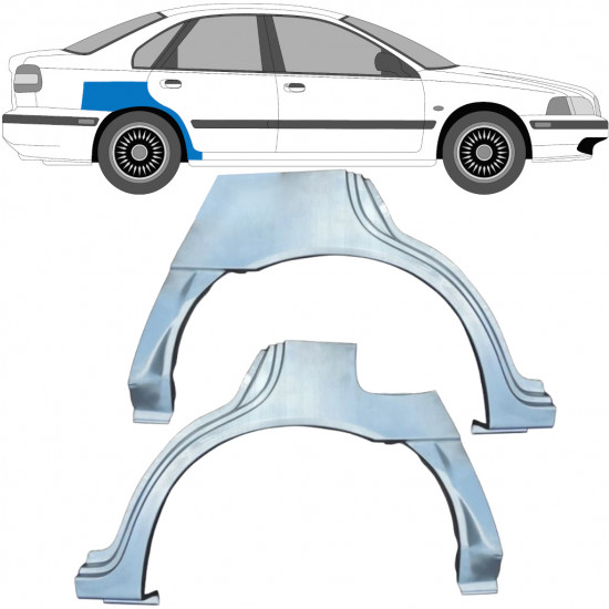 VOLVO S40 / V40 1995-2004 SEGMENT REPARAȚIE ARIPĂ SPATE / A STABILIT