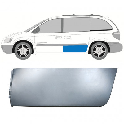 Reparație exterioară ușă glisantă pentru Chrysler Voyager 2000-2008 / Stânga 6429