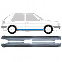 Reparație prag pentru VW Golf 2 1982- / Stânga+Dreapta / Set 9607