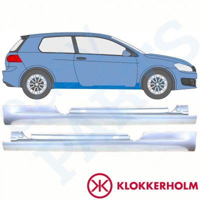 Reparație prag pentru VW Golf 6 2008- / Stânga+Dreapta / Set 10341