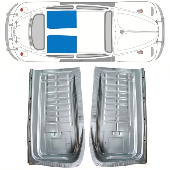 Reparație podea spate pentru Volkswagen Kaefer 1949- / Stânga+Dreapta / Set 10349