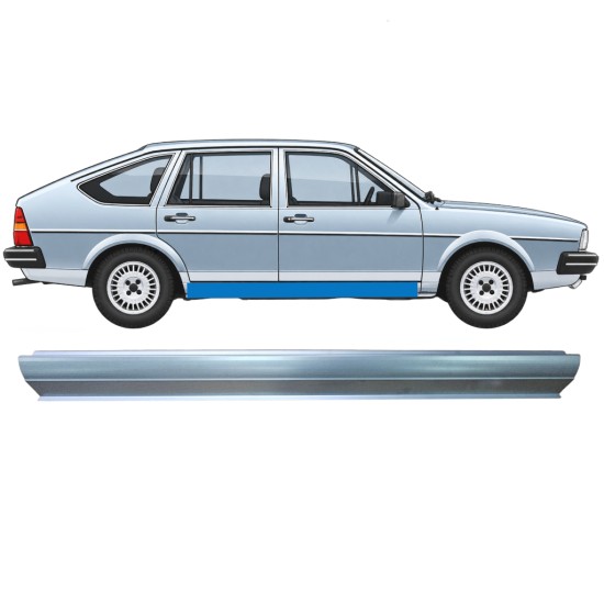Reparație prag pentru Volkswagen Passat B2 1980-1988 / Stânga = Dreapta (simetric) / COMBI / SEDAN / HATCHBACK 11261