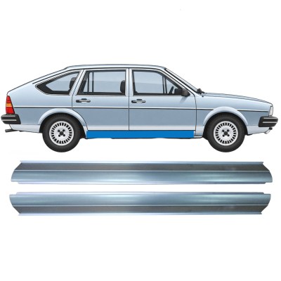 Reparație prag pentru Volkswagen Passat B2 1980-1988 / Stânga = Dreapta (simetric) / COMBI / SEDAN / HATCHBACK / Set 11262