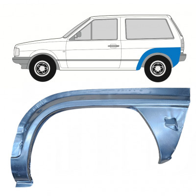 VW POLO 1981-1984 SEGMENT REPARAȚIE ARIPĂ SPATE / STÂNGA
