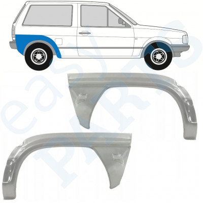 VW POLO 1981-1984 SEGMENT REPARAȚIE ARIPĂ SPATE / A STABILIT
