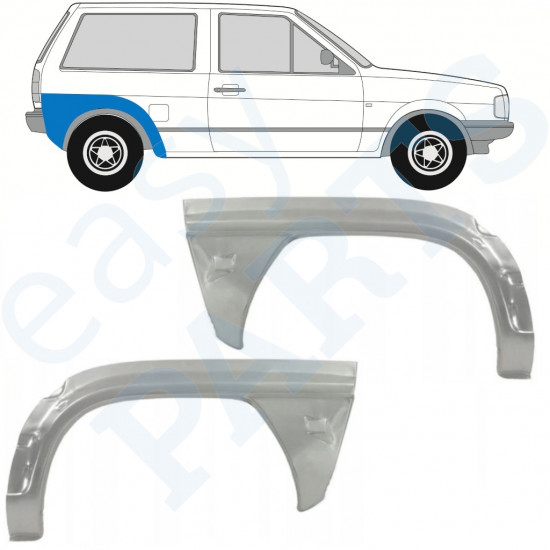 Reparație aripă spate pentru VW Polo 1981-1984 / Stânga+Dreapta / Set 10462