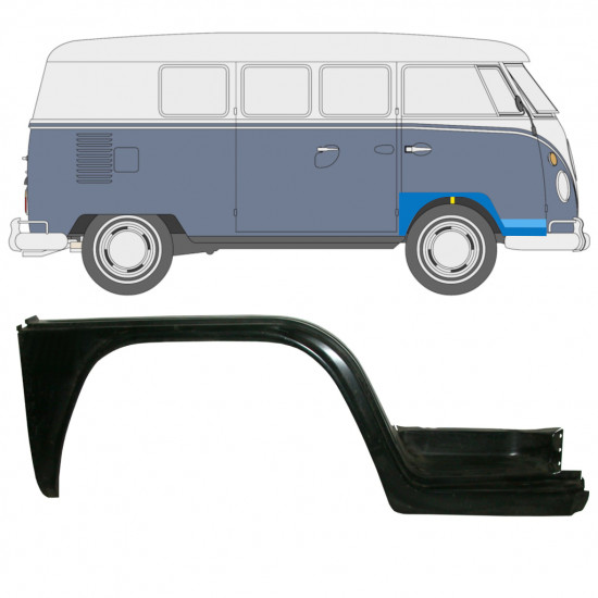 Volkswagen Transporter T1 1950-1967 Kit de reparare arc roata față / Dreapta