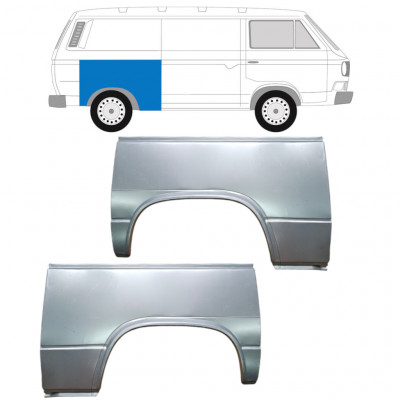 Reparație aripă spate pentru VW Transporter T3 1979-1992 / Stânga+Dreapta / Set 9587