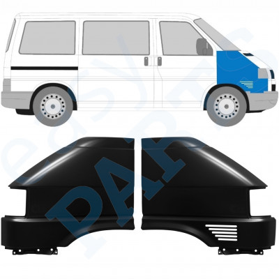 Aripă față pentru VW Transporter T4 1996-2003 / Stânga+Dreapta / Set 10583