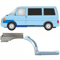 Reparație prag + pasaj roată față + aripă față pentru Volkswagen Transporter T4 1996-2003 / Stânga / Set 10044