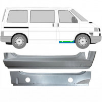 Reparație prag față interior + exterior pentru VW Transporter T4 1990-2003 / Dreapta / Set 9905