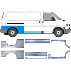 Set panouri de reparare pentru Volkswagen Transporter T4 1990-2003 / Stânga+Dreapta / 14699