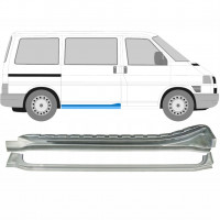 Reparație prag ușă glisantă pentru VW Transporter T4 1990-2003 / Dreapta / Set 10288