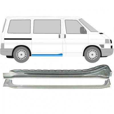 Reparație prag ușă glisantă pentru VW Transporter T4 1990-2003 / Dreapta / Set 10288