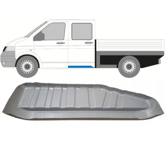 Podea treapta cabina stanga cu prag interior pentru Volkswagen Transporter T5 2003-2015 / Stânga 16846