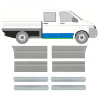 Reparație prag ușă spate pentru VW Transporter T5 2003-2015 / Stânga+Dreapta / Cabină dublă / Set 10266