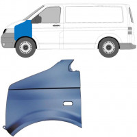 Aripă față pentru VW Transporter T5 2003-2015 / Stânga 8177