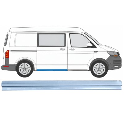 Reparație prag ușă glisantă pentru Volkswagen Transporter T6 2015-2024 / Dreapta 17183