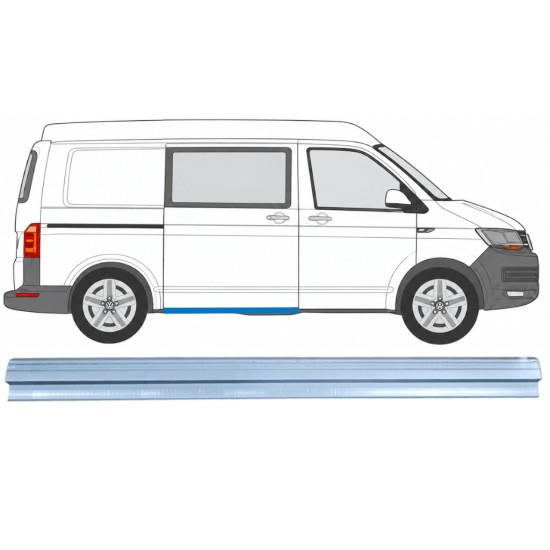 Reparație prag ușă glisantă pentru Volkswagen Transporter T6 2015-2024 / Dreapta 17183