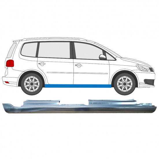 VW TOURAN 2010-2015 DEPLIN REPARATIE PRAG INTERIOR / DREAPTA