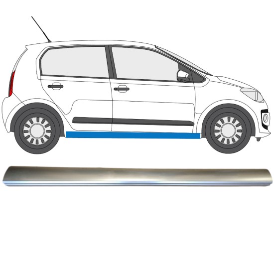 Reparație prag partea inferioară pentru Volkswagen UP! 2011- / Dreapta 14818 Reparație prag partea inferioară pentru Volkswagen UP! 2011- / Dreapta 14818