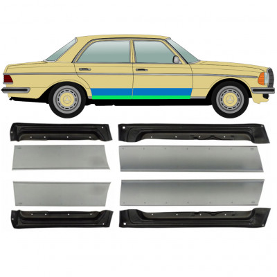 MERCEDES W123 1975-1985 SPATE + FRONTAL INTERIOR + EXTERIOR UŞĂ PANOU DE REPARATII / A STABILIT