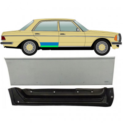 Reparație interior + exterior ușă spate pentru Mercedes W123 1975-1985 / Dreapta / Set 9910