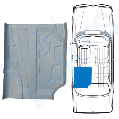Reparație podea spate pentru Mercedes W123 1975-1985 / Stânga 16049