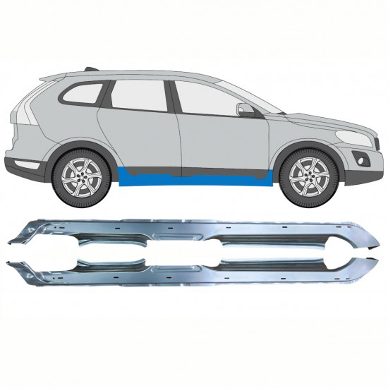 Reparație prag pentru Volvo Xc60 2008-2017 / Stânga+Dreapta / Set 10345