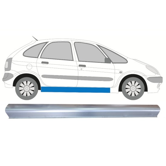 Reparație prag partea inferioară