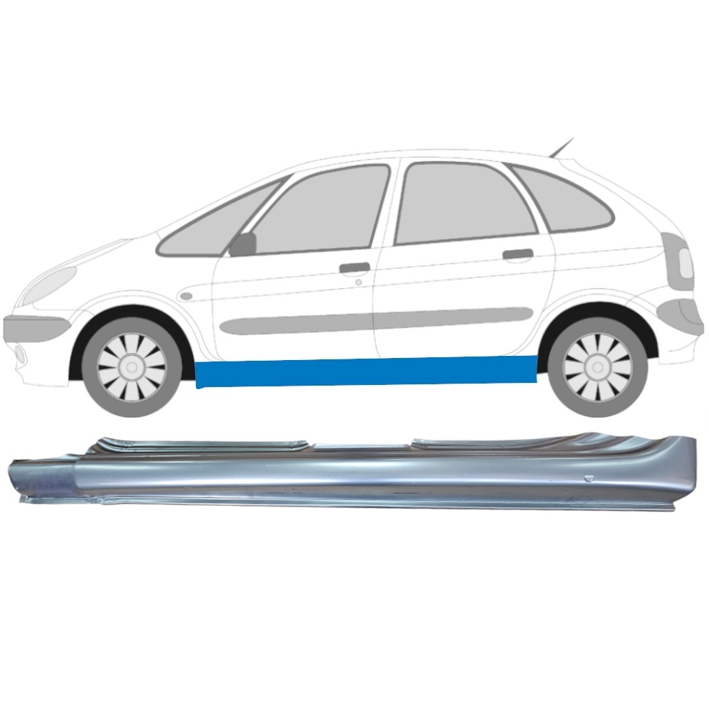 Reparație Prag Pentru Citroen Xsara Picasso 1999-2010 / Stânga 5194