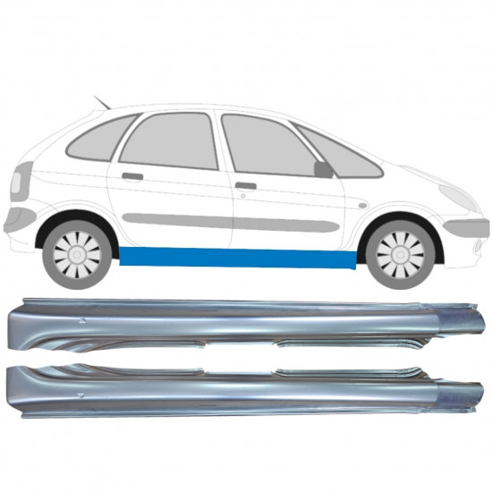 Reparație prag pentru Citroen Xsara Picasso 1999-2010 / Stânga+Dreapta / Set 10426